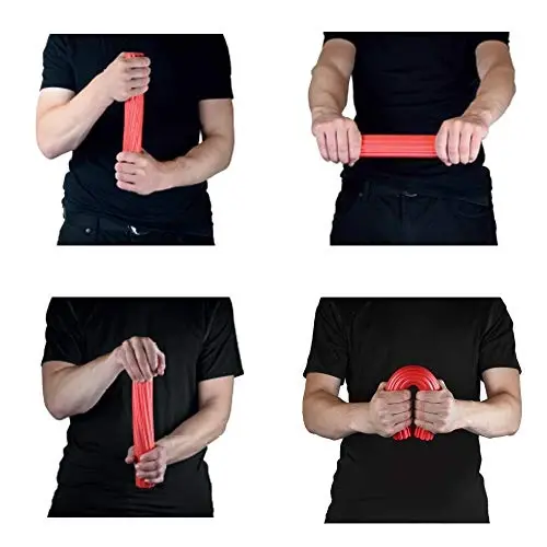Logest Twist Hand Exerciser Bars for Physical Therapy - Relieves Tendonitis Pain & Improve Grip Strength - Tennis Elbow, Golfer's Elbow, Tendonitis, Wrist, Forearms Pain Relief Hand Therapy Bar - 4
