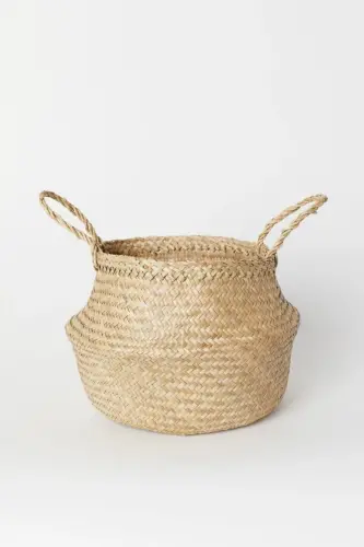 Fladıs Basket Seagrass - CHERRY COLLECTION (1)