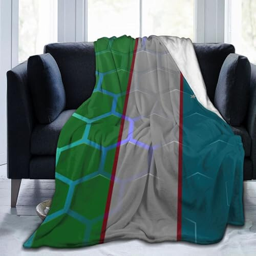 Flag of Uzbekistan Throw Blanket 40