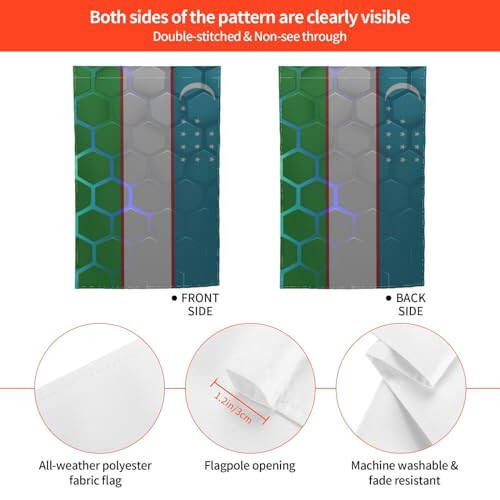 Флаг Узбекистана Садовый Флаг 12x18 Дюймов Двухсторонний Наружный Декор Фермерского Дома Банер Двор Приветственные Флаги - 5