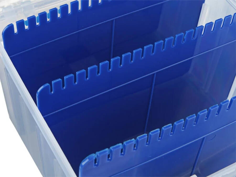 Flambeau Outdoors, 550 Katta Big Mouth Spinnerbait qutisi, foydali quti, 1 dona, plastik. - 4