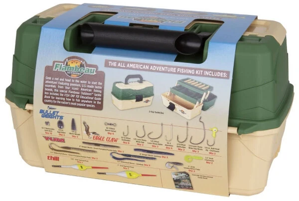 Flambeau Outdoors Fishing Tackle Box and Bait Storage Kit Two Tray - Modazone (1)