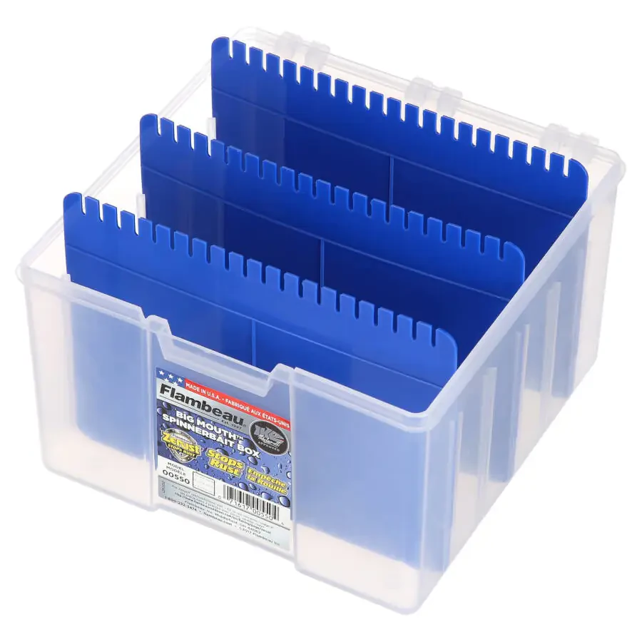 Flambeau Outdoors, коробка для спиннербейтов 550 Large Big Mouth, универсальная коробка, 1 шт., пластик - 6