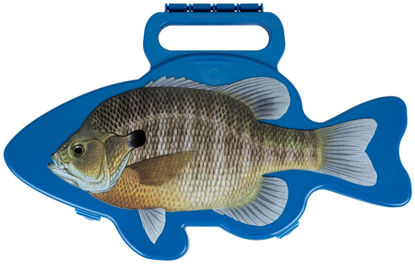 Flambeau Outdoors Wild Bite Panfish 25 Piece Kids Kit, Fishing Tackle Box, Blue, Plastic, 10.75 inch - 5