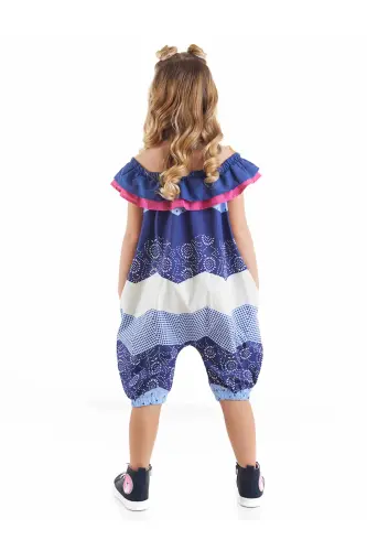 Flamenko Qiz Bolalar Poplin Tulum - DENOKIDS (1)