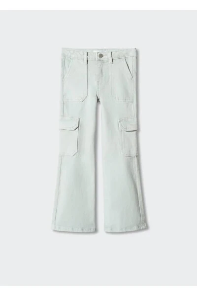 Flare Cargo Pants - MANGO KIDS