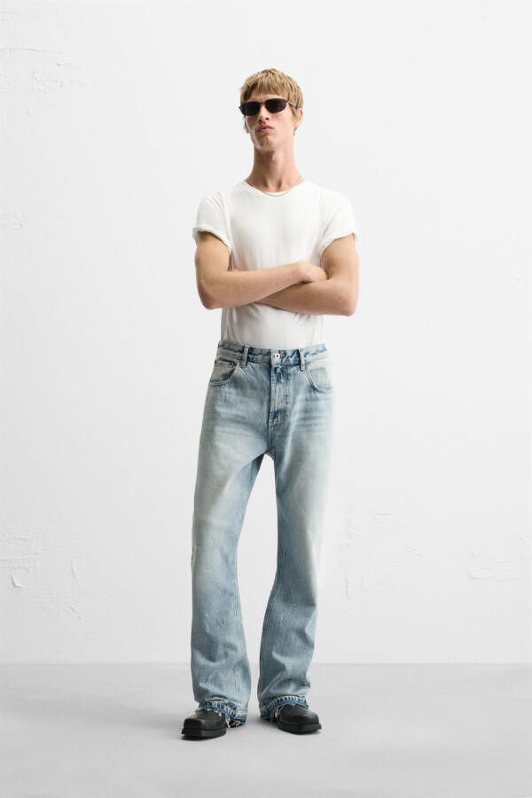 FLARE JEANS - Light Blue - 1