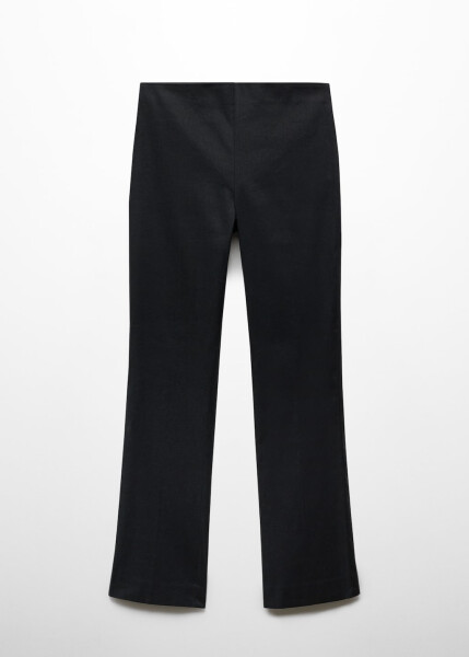 Flare Linen Pants - 1