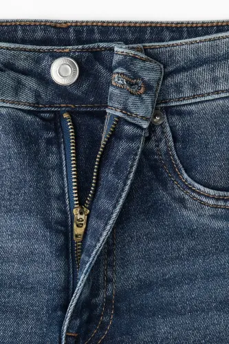 Flared High Jeans-Kot mavisi - 6