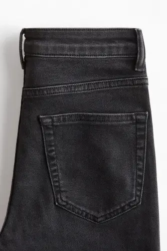 Flared High Jeans-Siyah/Soluk - 6