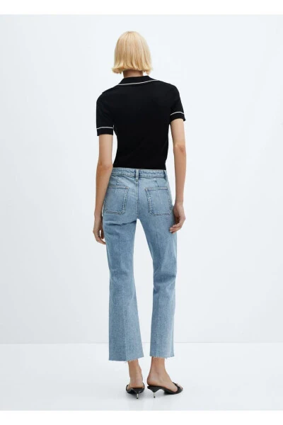 Flared jeans with pockets - 4