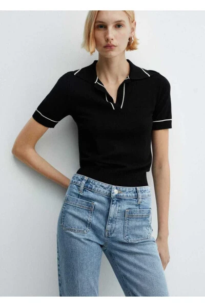 Flared jeans with pockets - 5