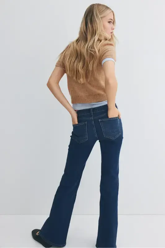 Flared Low Jeans - 4