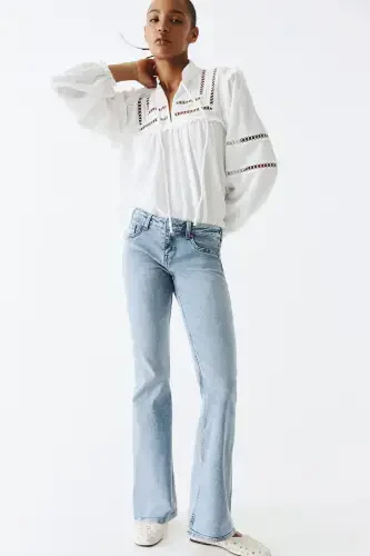 Flared Low Jeans - 1