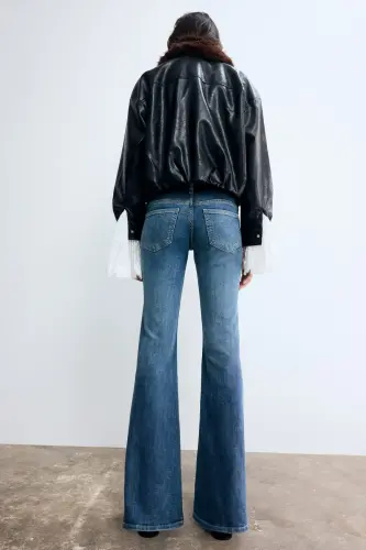 Flared Low Jeans - 4