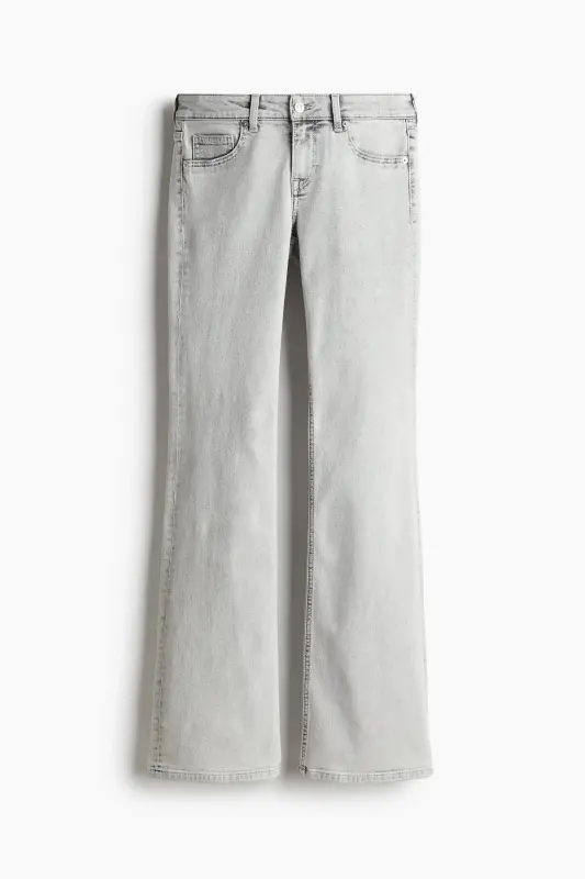 Flared Low Jeans - Açık gri - H&M