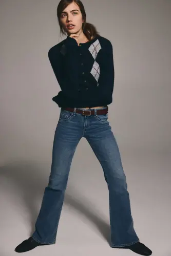 Flared Low Jeans-Belirtilmemiş - 1