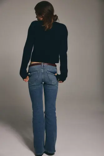 Flared Low Jeans-Belirtilmemiş - 4