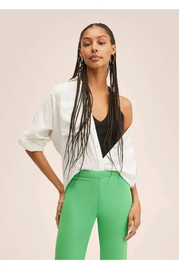 Flared Palazzo Pants - 6