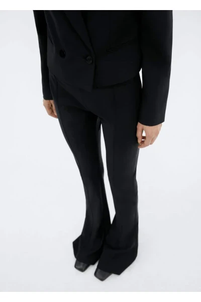 Flared Wool Pants - 1