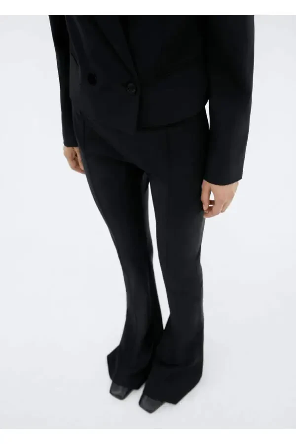 Flared Wool Pants - 1