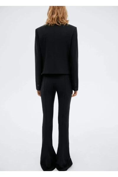 Flared Wool Pants - 4