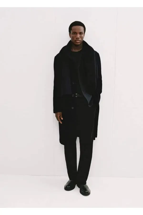 Flat-front Pleated Corded Velvet Trouser - 6