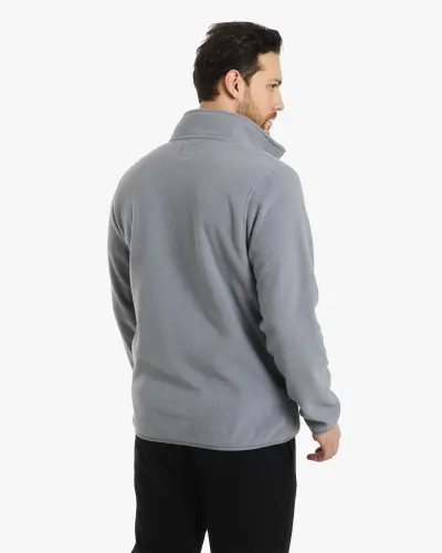 FLEECE Cardigan - GRAY - 4
