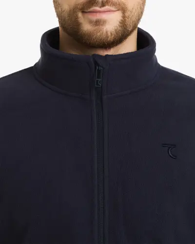 FLEECE Kardiğan - TO‘Q KO‘K - 9