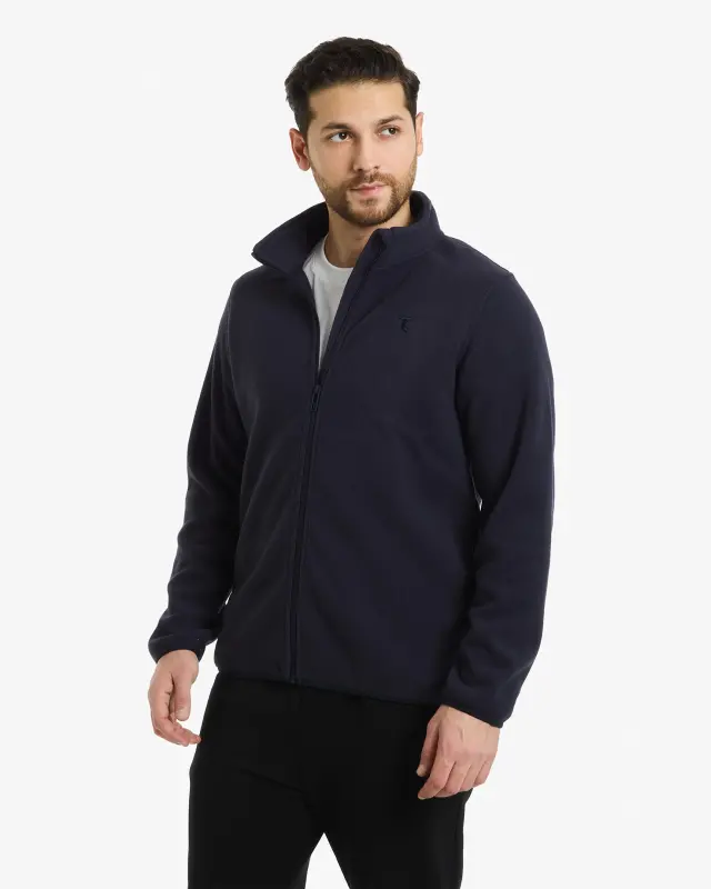 FLEECE Kardigan - TO‘Q KO‘K - 2