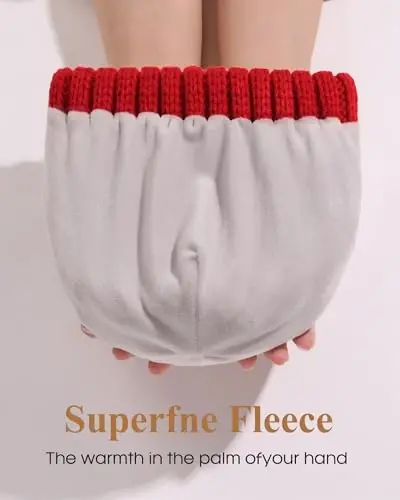 Fleece Lined Beanie Cable Knit Chunky Beanies Womens Snow Cap | Cozy Fleece Lining For -20°C, Itch-Free Comfort, Classic Chunky Cable-Knit, Great For Skiing And Cold Weather Commutes - 4