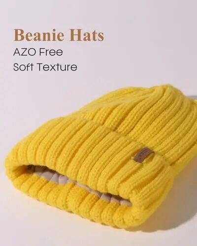 Fleece Lined Beanie Cable Knit Chunky Beanies Womens Snow Cap | Cozy Fleece Lining For -20°C, Itch-Free Comfort, Classic Chunky Cable-Knit, Great For Skiing And Cold Weather Commutes - FURTALK (1)