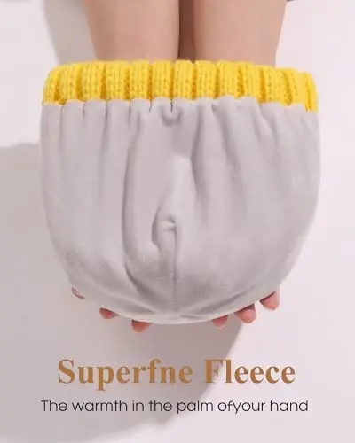 Fleece Lined Beanie Cable Knit Chunky Beanies Womens Snow Cap | Cozy Fleece Lining For -20°C, Itch-Free Comfort, Classic Chunky Cable-Knit, Great For Skiing And Cold Weather Commutes - 4