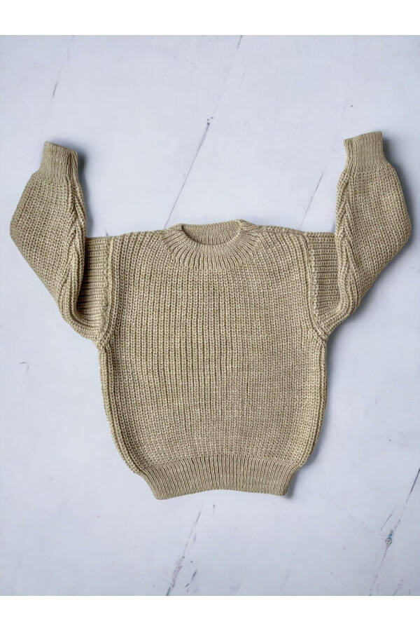 Flexible Knit Sweater Bike Collar Oversize Unisex Baby Child 1-5 Years - 1