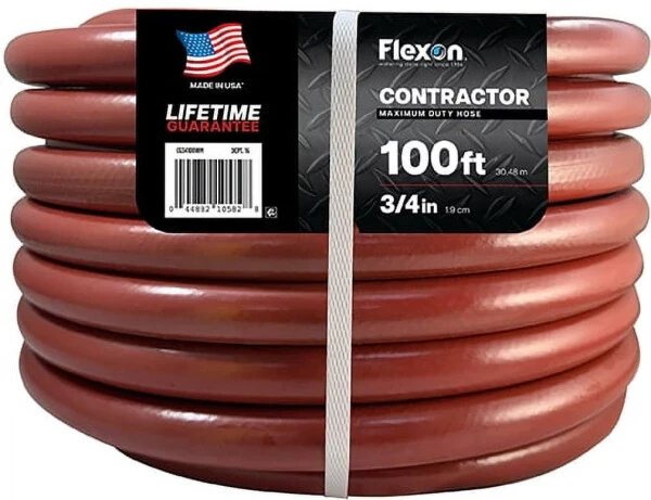 Flexon 3/4 in. x 100 ft. Contractor Grade Garden Hose - 4