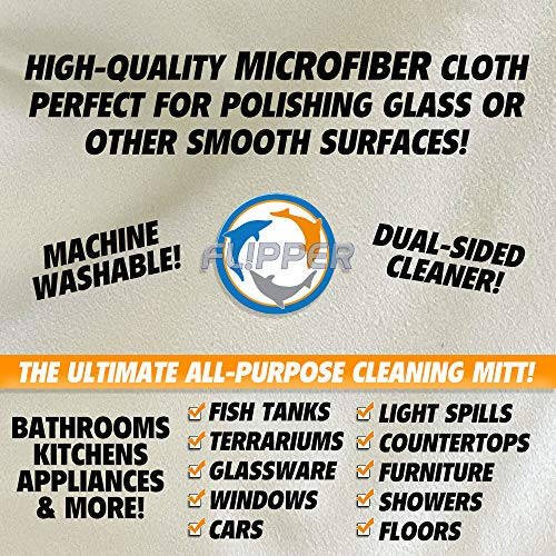 Flipper FLIP-MITT 2 in 1 Dual-Sided Terry Cloth and Microfiber All-Purpose Cleaning Mitt - 2 Pack - 5
