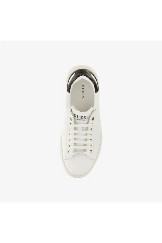 FLJELBFAL12-WHBRO Elbina Deri Sneaker Ayakkabı - Beyazwhite - 2