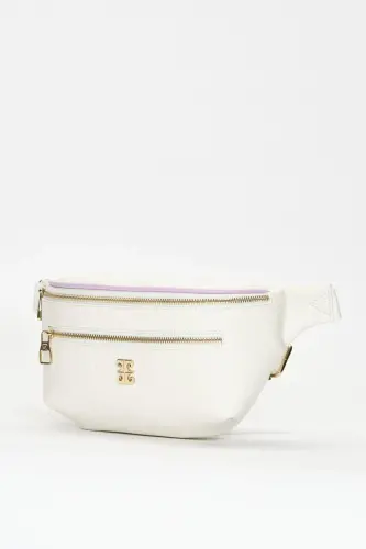 Floater Weiße Damen-Gürteltasche 05PO22Y1542 - Schwimmer Weiß - 3