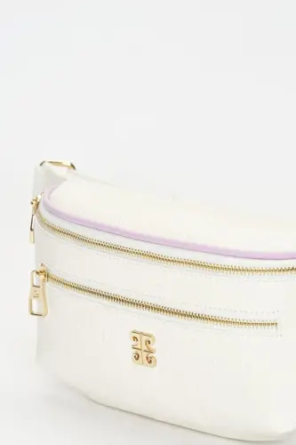 Floater Weiße Damen-Gürteltasche 05PO22Y1542 - Schwimmer Weiß - 4