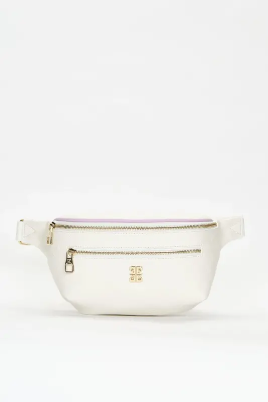 Floater White Women's Belt Bag 05PO22Y1542-Floater White - 2