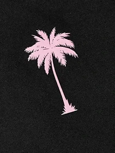 Floerns erkaklar uchun grafik nashrli futbolka, ipli belbog'li shortilar to'plami 2 qismli kiyim - 3