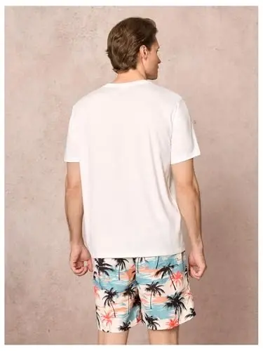 Floerns Men's Shirt and Shorts 2 Piece Sets Graphic Print Beach Outfits - FLOERNS (1)