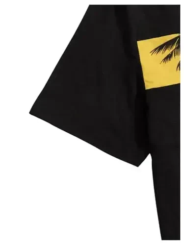 Floerns Men's Shirt and Shorts 2 Piece Sets Graphic Print Beach Outfits - 4