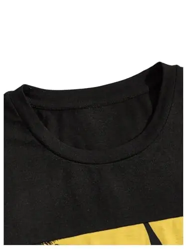 Floerns Men's Shirt and Shorts 2 Piece Sets Graphic Print Beach Outfits - 3