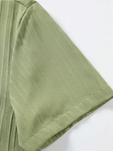 Floerns Men's 2 Piece Outfit Hawaiian Button Down Shirts and Shorts Set - 4