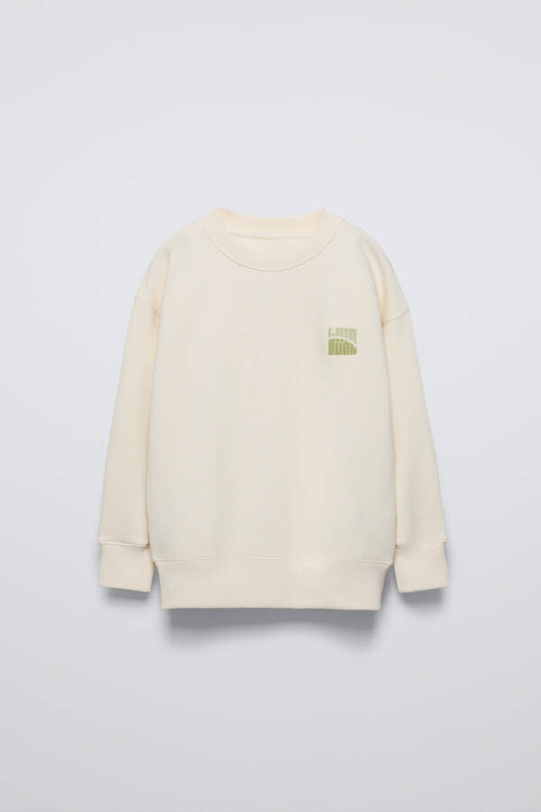 FLOKKALI SHUNCHAQLI SWEATSHIRT - Echru - 1