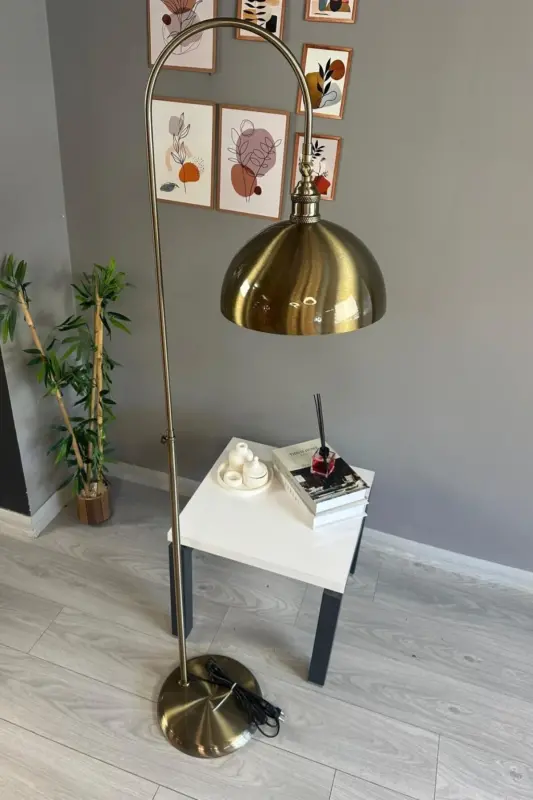 Lambader Eskitme Lale Başlık Modern Dekoratif Metal Oturma Odası Çalışma Odası - Eskitme - 2