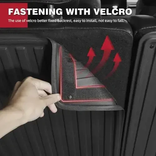 Floor Mats Compatible with 2018-2024 Chevrolet Equinox/GMC Terrain (Not for EV) Cargo Liner Trunk Mat All Weather Protection Backrest Mat Fit for Chevy Equinox Heavy Duty Accessories - 6