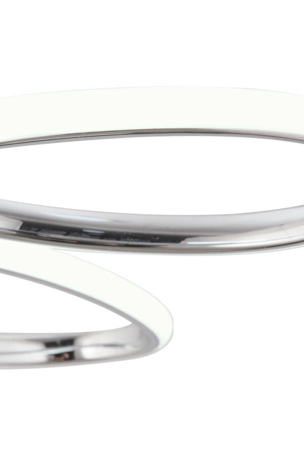 Flora Krom Modern Sarkıt Beyaz Işık Led Avize Salon Mutfak Oda Hol Ledli Avize-Krom - 3