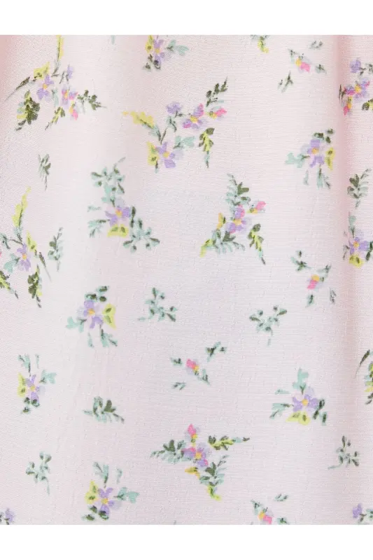 Floral Blouse with Broderie Anglaise Trim and Balloon Sleeves - 6